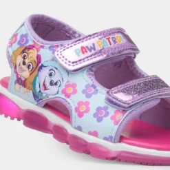 Kids Purple Easy Fasten Light Up Sandal*Paw Patrol Outlet