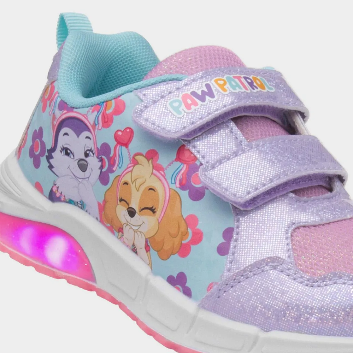 Kids Purple Light Up Trainer*Paw Patrol New