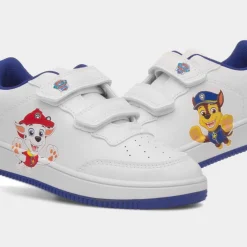 Kids White Easy Fasten Trainer*Paw Patrol New