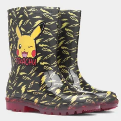 Ezra Kids Black PVC Welly*Pokémon Online