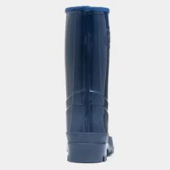 Rainstorm Womens Navy Patent Warm Lined Welly*shoezone Fashion