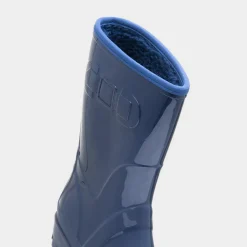 Rainstorm Womens Navy Patent Warm Lined Welly*shoezone Fashion