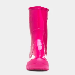 Rainstorm Womens Patent Warm Lined Welly*shoezone Clearance