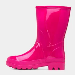 Rainstorm Womens Patent Warm Lined Welly*shoezone Clearance