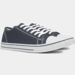Bowman Mens Navy Canvas*Red Fish Sale