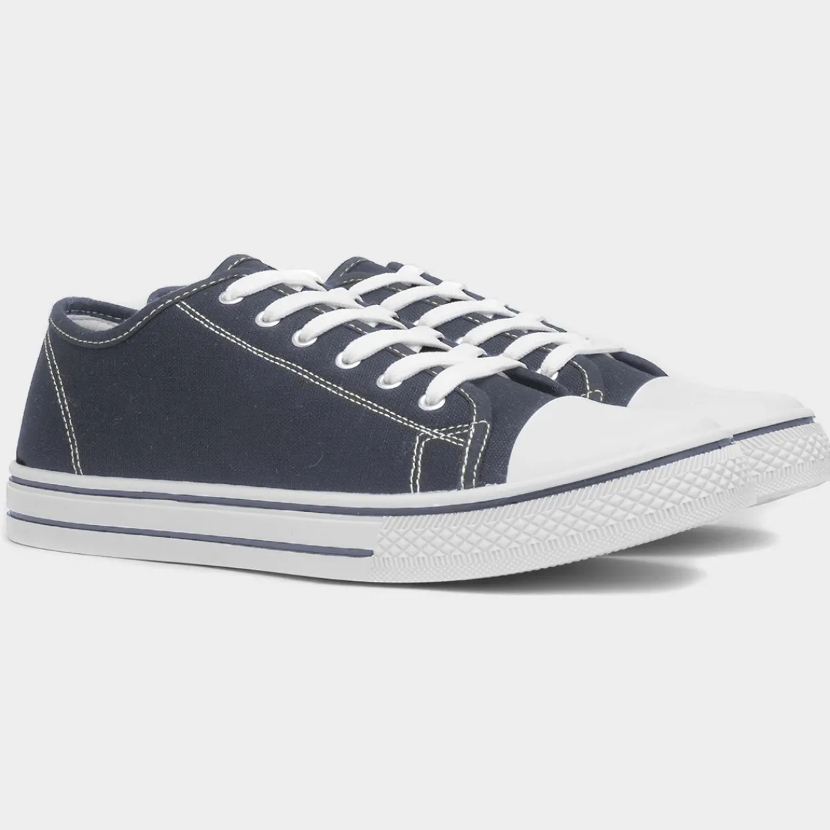 Bowman Mens Navy Canvas*Red Fish Sale