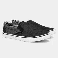 Bryce Mens Slip On Canvas*Red Fish Best