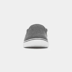 Bryce Mens Dark Slip On Canvas*Red Fish Hot