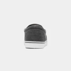 Bryce Mens Dark Slip On Canvas*Red Fish Hot