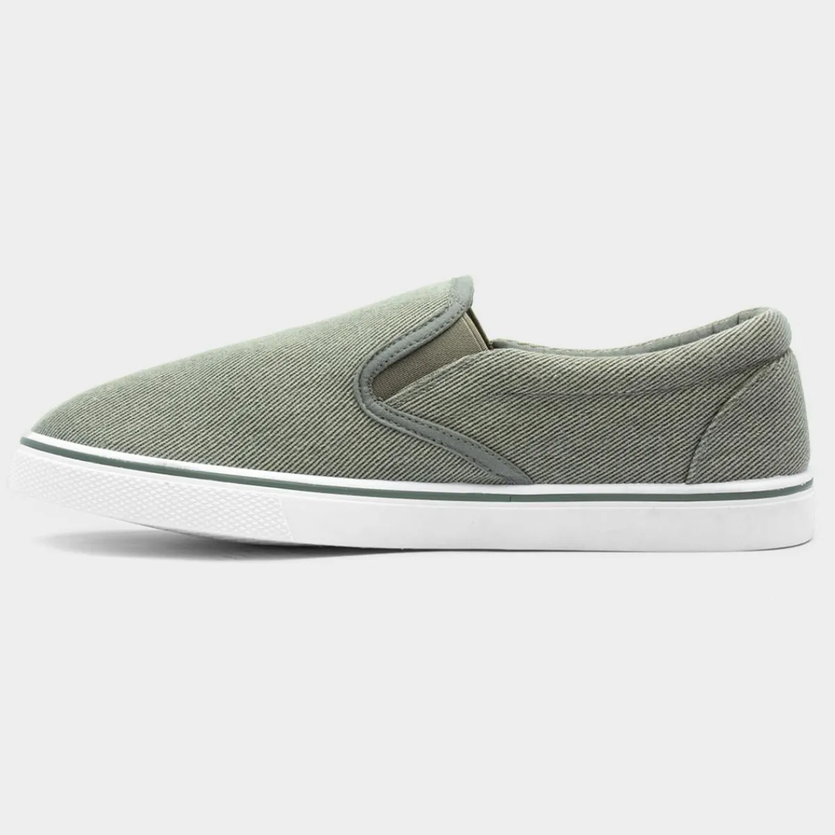 Bryce Mens Khaki Slip On Canvas*Red Fish Clearance