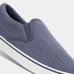 Bryce Mens Stonewash Slip On Canvas*Red Fish Fashion