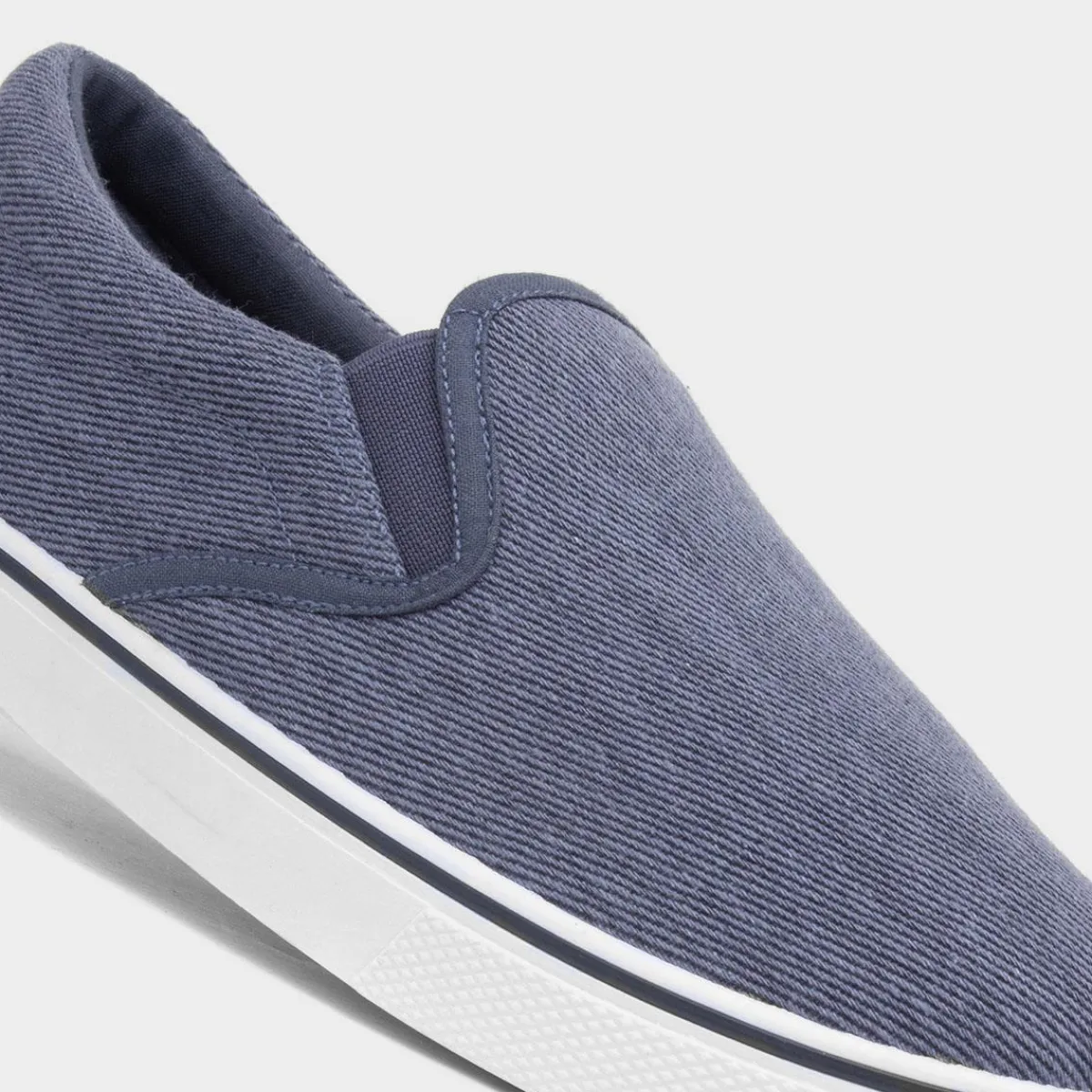 Bryce Mens Stonewash Slip On Canvas*Red Fish Fashion