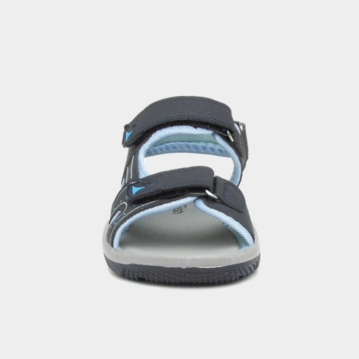 Cain Boys Blue Sports Sandal*Red Fish Discount