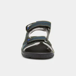 Carl Boys Black Easy Fasten Sandal*Red Fish Fashion