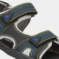 Carl Boys Black Easy Fasten Sandal*Red Fish Fashion