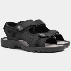 Edward Mens Easy Fasten Sandals*Red Fish New