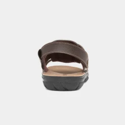 Elmer Mens Brown Mule Sandal*Red Fish Clearance