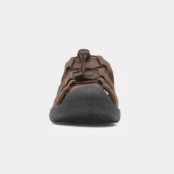 Heath Mens Brown Closed Toe Sandal*Red Fish Fashion