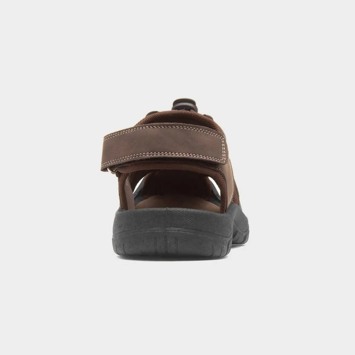 Heath Mens Brown Closed Toe Sandal*Red Fish Fashion