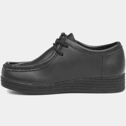 Iggy Kids Black Coated Leather Shoe*Red Fish Discount