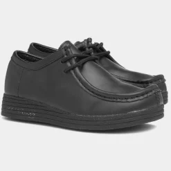 Iggy Kids Black Coated Leather Shoe*Red Fish Discount