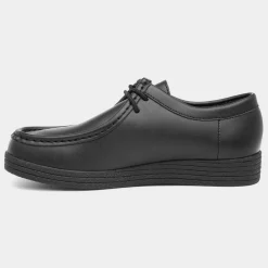 Iggy Womens Black Coated Leather Shoe*Red Fish Sale