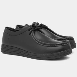 Iggy Womens Black Coated Leather Shoe*Red Fish Sale