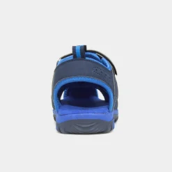 Ike Boys Navy Easy Fasten Sandal*Red Fish Outlet