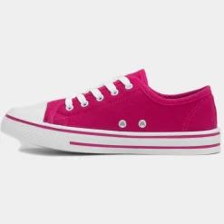 Meru Womens Fuchsia Canvas Shoe*Red Fish Sale