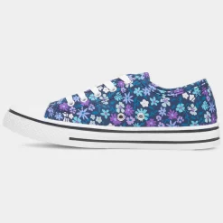 Meru Womens Multi Floral Canvas Shoe*Red Fish Sale