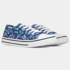 Meru Womens Multi Floral Canvas Shoe*Red Fish Sale