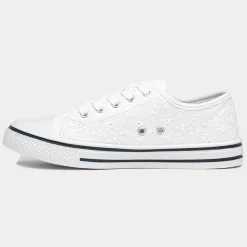 Meru Womens Floral Canvas Shoe*Red Fish Fashion