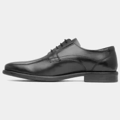 Arno Mens Black Leather Formal Shoe*Red Level Discount