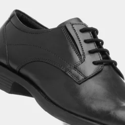 Arno Mens Black Leather Formal Shoe*Red Level Discount
