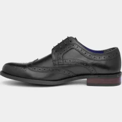 Chiesa Mens Leather Brogue Shoe*Red Level Clearance