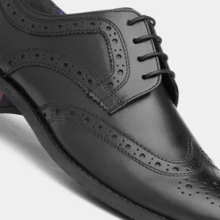 Chiesa Mens Leather Brogue Shoe*Red Level Clearance