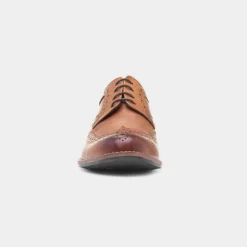 Chiesa Mens Leather Brogue Shoe*Red Level Sale
