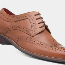 Chiesa Mens Leather Brogue Shoe*Red Level Sale