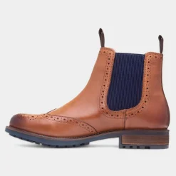 Clark Mens Tan Leather Chelsea Boot*Red Level Discount