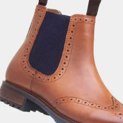 Clark Mens Tan Leather Chelsea Boot*Red Level Discount