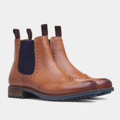 Clark Mens Tan Leather Chelsea Boot*Red Level Discount