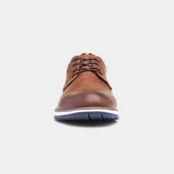 Alfie Mens Cognac Lace Up Shoe*Relife Fashion