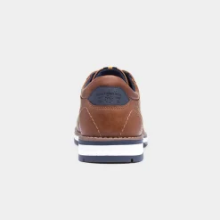 Alfie Mens Cognac Lace Up Shoe*Relife Fashion