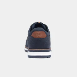 Alfie Mens Navy Lace Up Wide Fit Shoe*Relife New