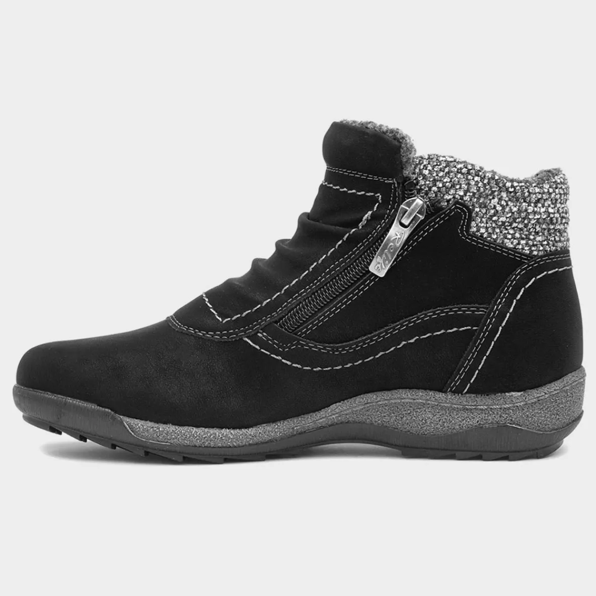 Alicia Womens Black Ankle Boot*Relife Clearance