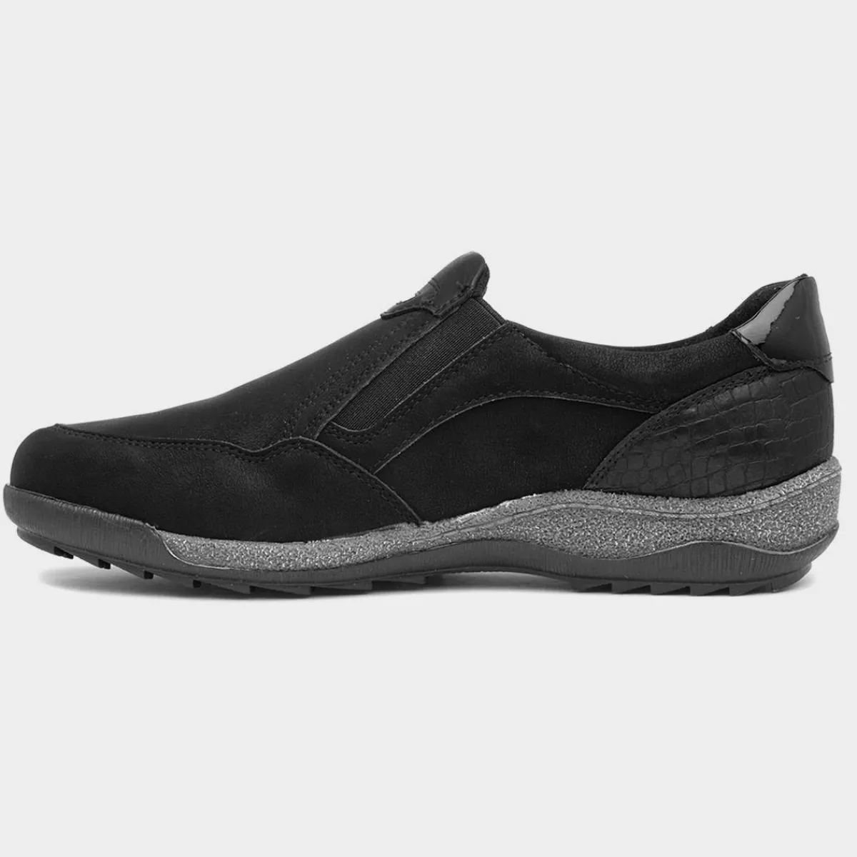 Alison Womens Black Casual Shoe*Relife Outlet