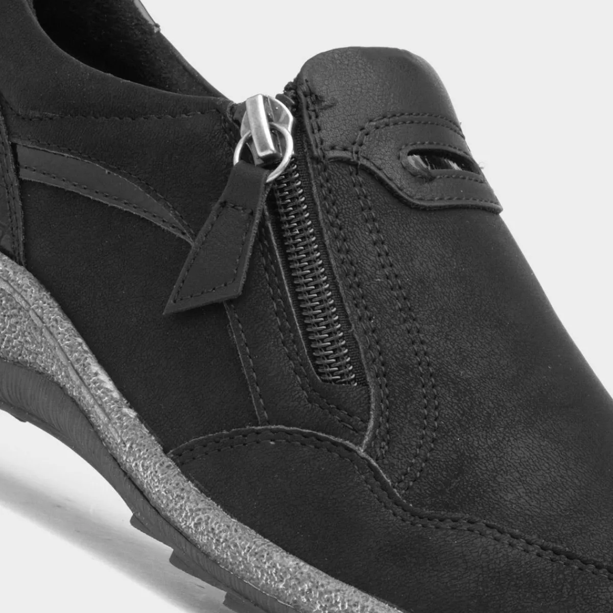 Alison Womens Black Casual Shoe*Relife Outlet
