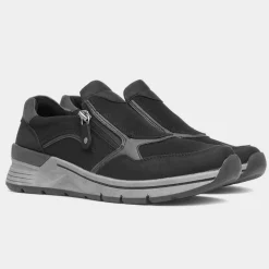 Ava Womens Black Casual Shoe*Relife Hot