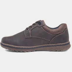 Billy Mens Brown Wider Fitting Lace Up Shoe*Relife Discount