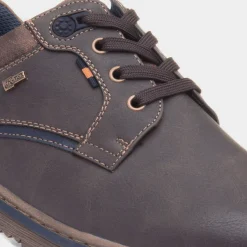 Billy Mens Brown Wider Fitting Lace Up Shoe*Relife Discount